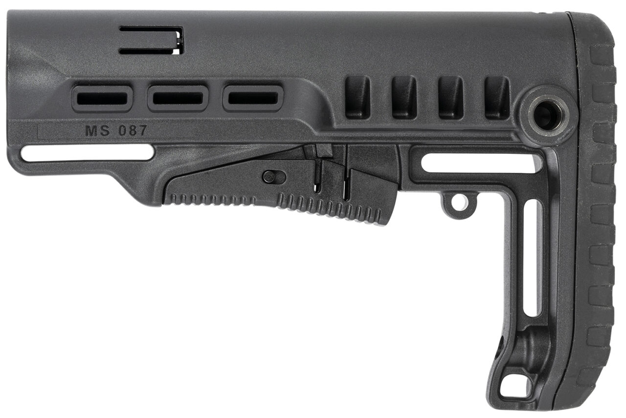 NcStar VG087 Tactical Mil-Spec Stock Black Synthetic Collapsible - Image 2