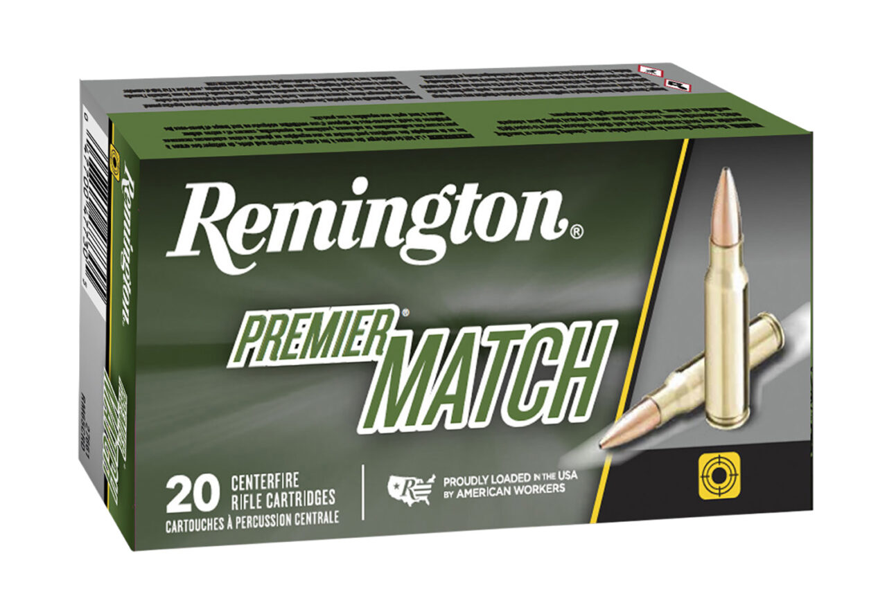 Remington Ammunition 21201 Premier Match 224 Valkyrie 90 gr Sierra MatchKing BTHP (SMBTHP) 20 Per Box/ 10 Cs