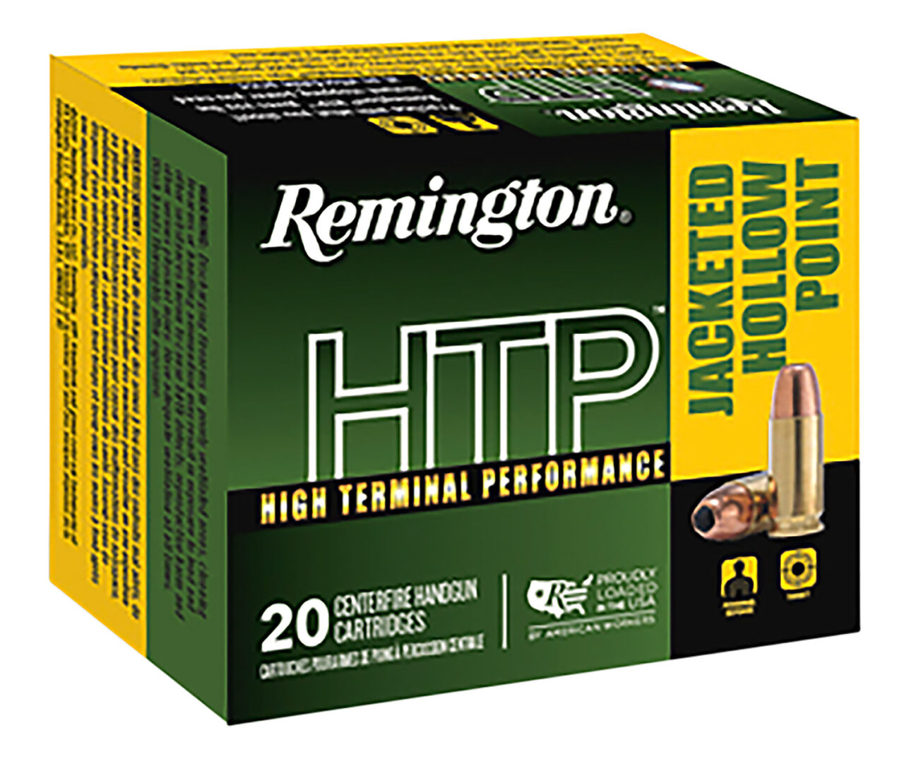 Remington Ammunition 23012 HTP 45 Colt (LC) 230 gr Jacketed Hollow Point (JHP) 20 Per Box/ 25 Cs