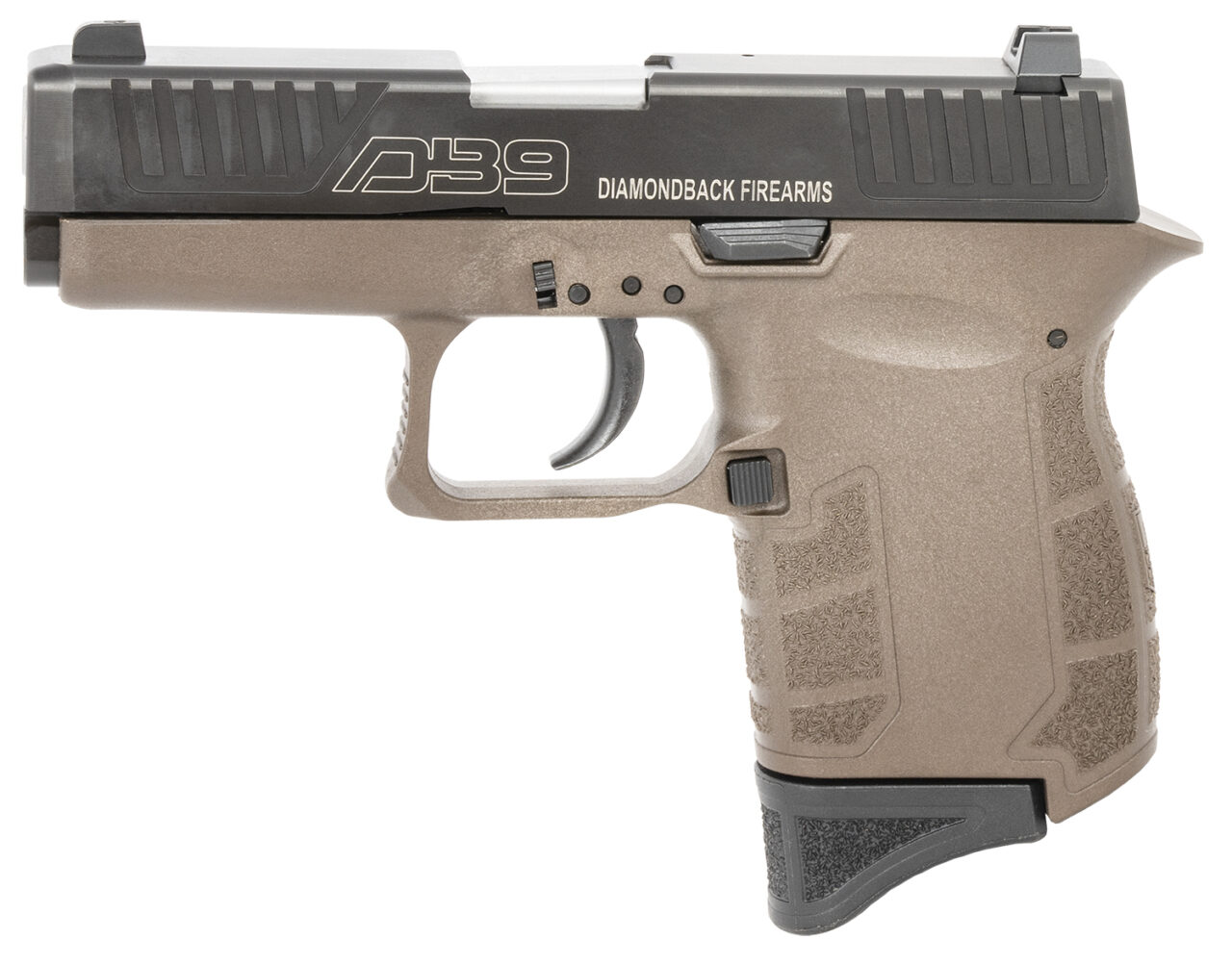 Diamondback DB0200P071 G4 9mm Luger Caliber with 3.10" Barrel, 6+1 Capacity, Midnight Bronze Finish Polymer Frame, Serrated Black Nitride Stainless Steel Slide & Polymer Grip - Image 2
