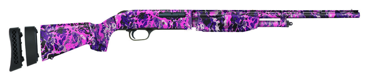 Mossberg 50364 510 Mini Super Bantam All Purpose 410 Gauge 2+1 3" 18.50" Vent Rib Barrel, Dual Extractors, EZ-Reach Forend, Overall Muddy Girl Wild, Synthetic Stock w/Adjustable LOP Spacer, Includes Modified Choke (Youth)