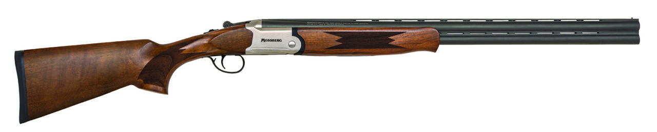 Mossberg 75477 Silver Reserve Bantam 20 Gauge 3" 2rd 26" Polished Blued Vent Rib Barrel, Logo Engraved Silver Receiver, Chrome-Lined Barrels & Chamber, Dual Locking Lugs, Tang Mounted Safety/Barrel Selector, Satin Black Walnut Stock w/Compact LOP (Youth)