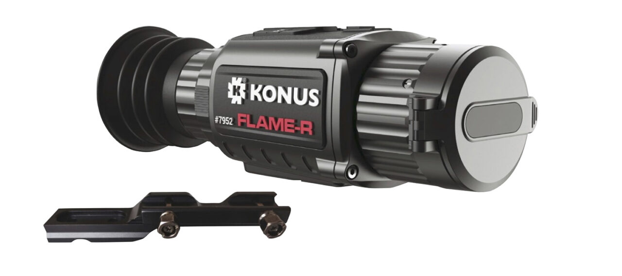 Konus 7952 Flame-R Thermal Rifles Scope Hand Held/Mountable Scope Black 2.5-20x Multi Reticle 256x192 Resolution Zoom Digital 1x/2x/4x/8x