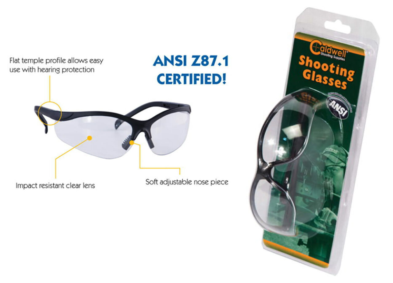Caldwell 320040 Pro Range Shooting Clear Lens Black Frame - Image 2