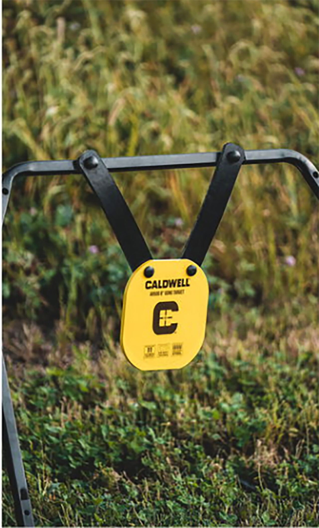 Caldwell 1116703 Gong 8" Yellow AR500 Steel 0.38" Thick Hanging - Image 3