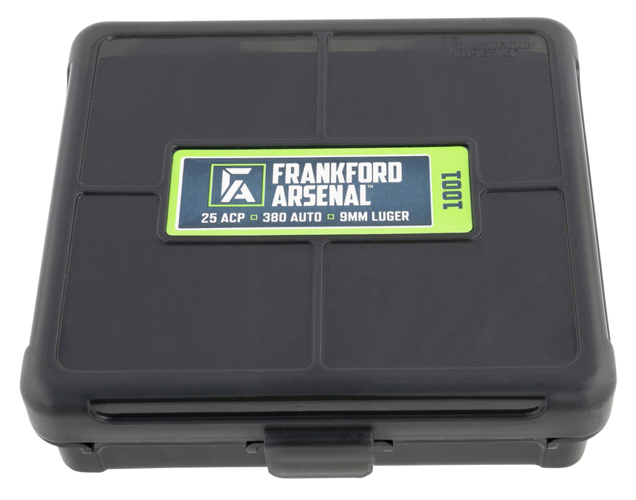 Frankford Arsenal 1083797 Hinge-Top 9mm Luger, 380 ACP, 25 ACP Black Polymer 100rd
