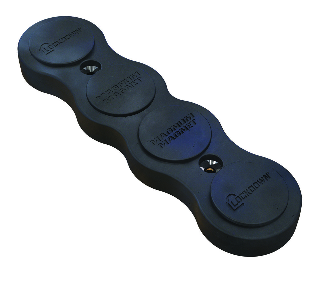 Lockdown 1097608 Gun Concealment Magnum Magnet Black Metal Holds 1 pistols/Rifles/Shotguns