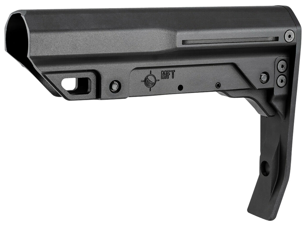 Mission First Tactical BMSMILMTLBL Battlelink Minimalist Mil-Spec Stock Black Aluminum for AR-15 Mil-Spec Buffer Tubes - Image 2