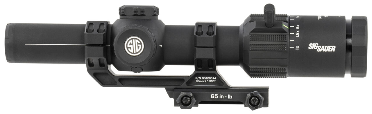 Sig Sauer Electro-Optics SOTM81000 Tango-MSR LPVO 1-8x24mm 30mm Tube Illuminated Red MSR BDC8 Reticle Features Throw Lever & ALPHA-MSR Mount - Image 2
