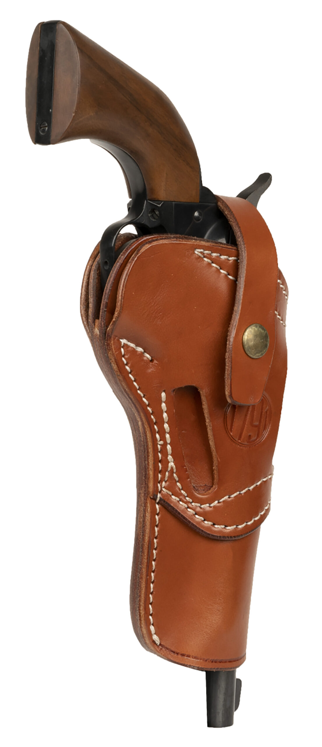 1791 Gunleather SARVH55CBRA RVH5.5 5.5 OWB Size 5.5 Classic Brown Leather Belt Loop Fits Ruger Wrangler Fits Colt SSA Ambidextrous - Image 2