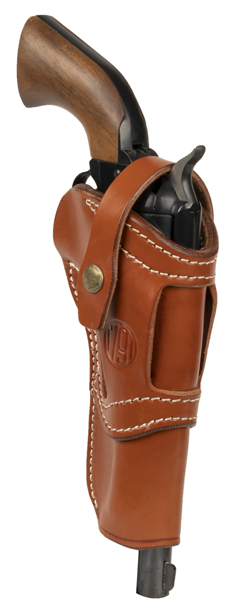 1791 Gunleather SARVH55CBRA RVH5.5 5.5 OWB Size 5.5 Classic Brown Leather Belt Loop Fits Ruger Wrangler Fits Colt SSA Ambidextrous - Image 3