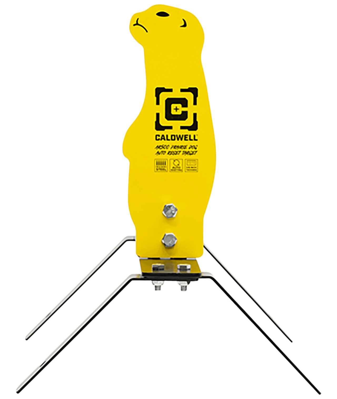 Caldwell 1178561 Auto Reset Rifles Yellow AR500 Steel Prairie Dog Includes Ground Stakes - Image 2