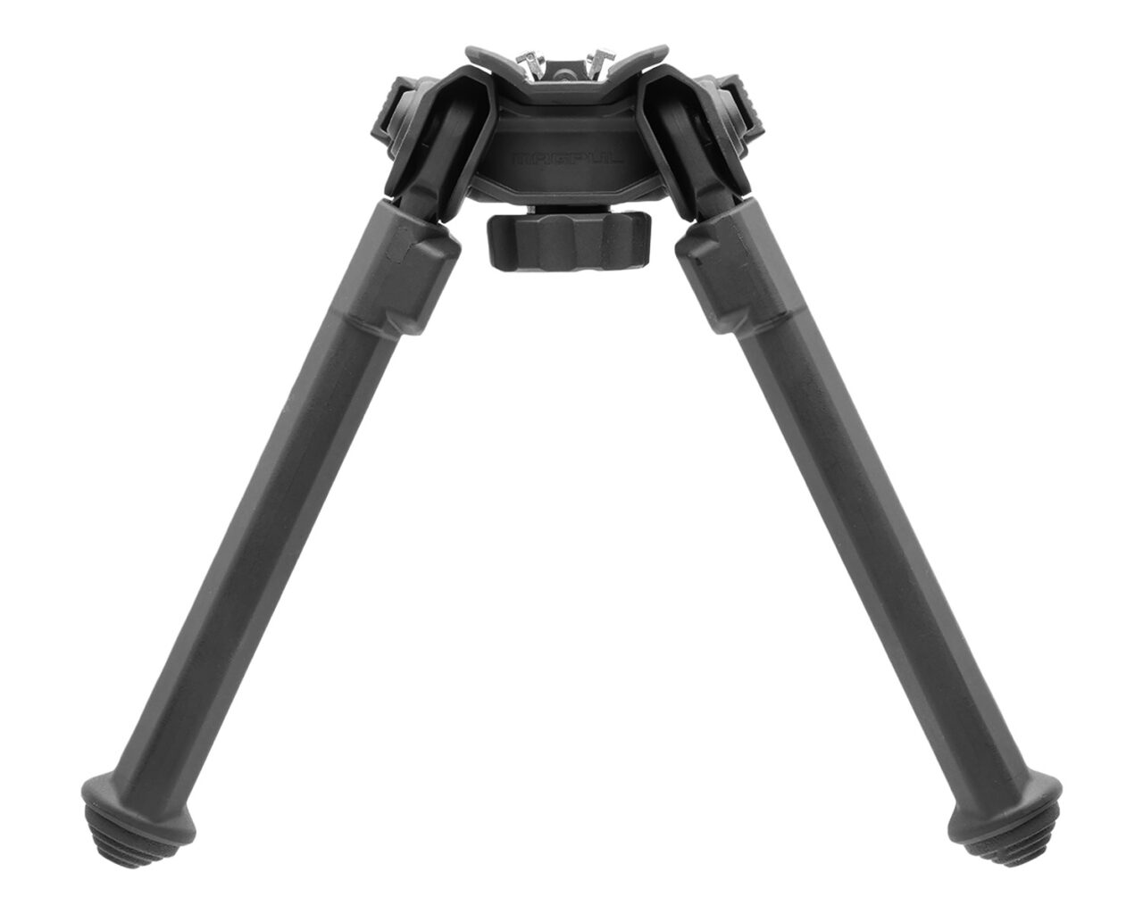 Magpul MAG1174-BLK MOE made of Polymer with Black Finish, Rubber Feet, 7-10" Vertical Adjustment