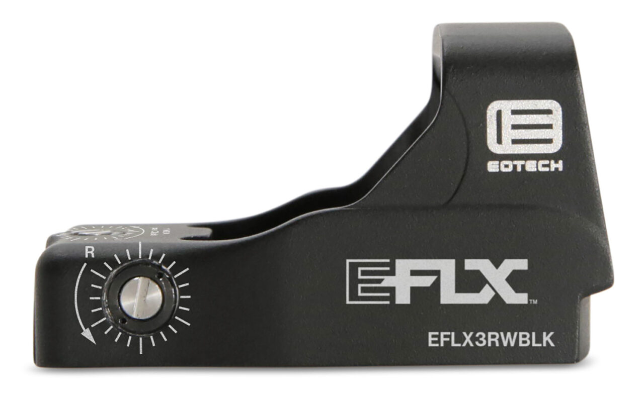 Eotech EFLX3RWBLK EFLX Mini Black Anodized 1x 3 MOA Red Dot Reticle