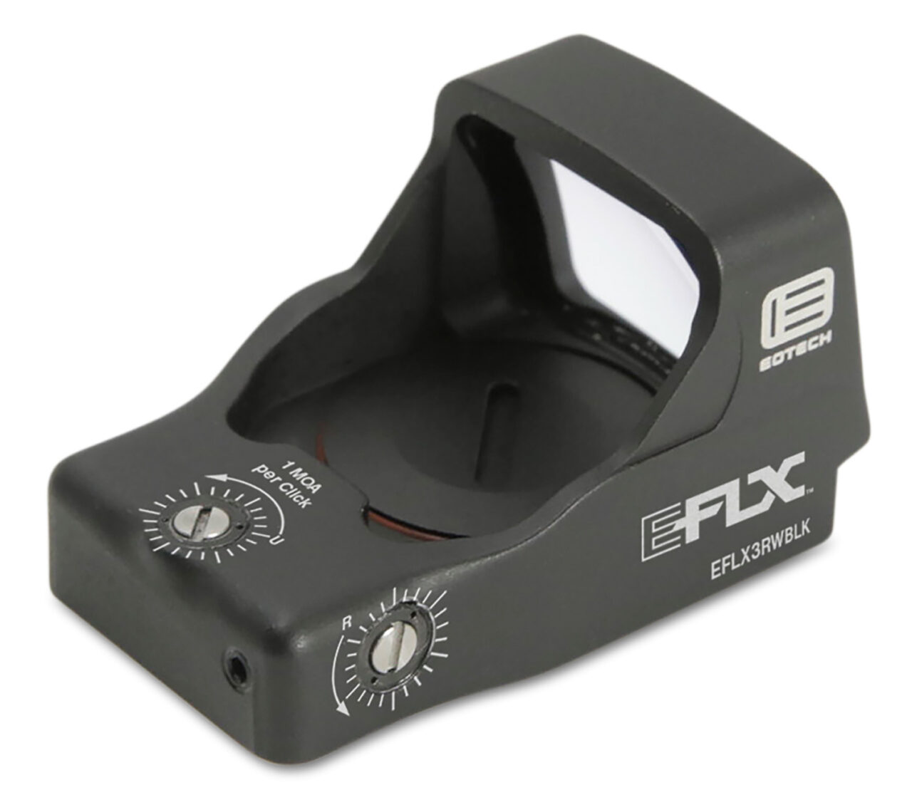 Eotech EFLX3RWBLK EFLX Mini Black Anodized 1x 3 MOA Red Dot Reticle - Image 2