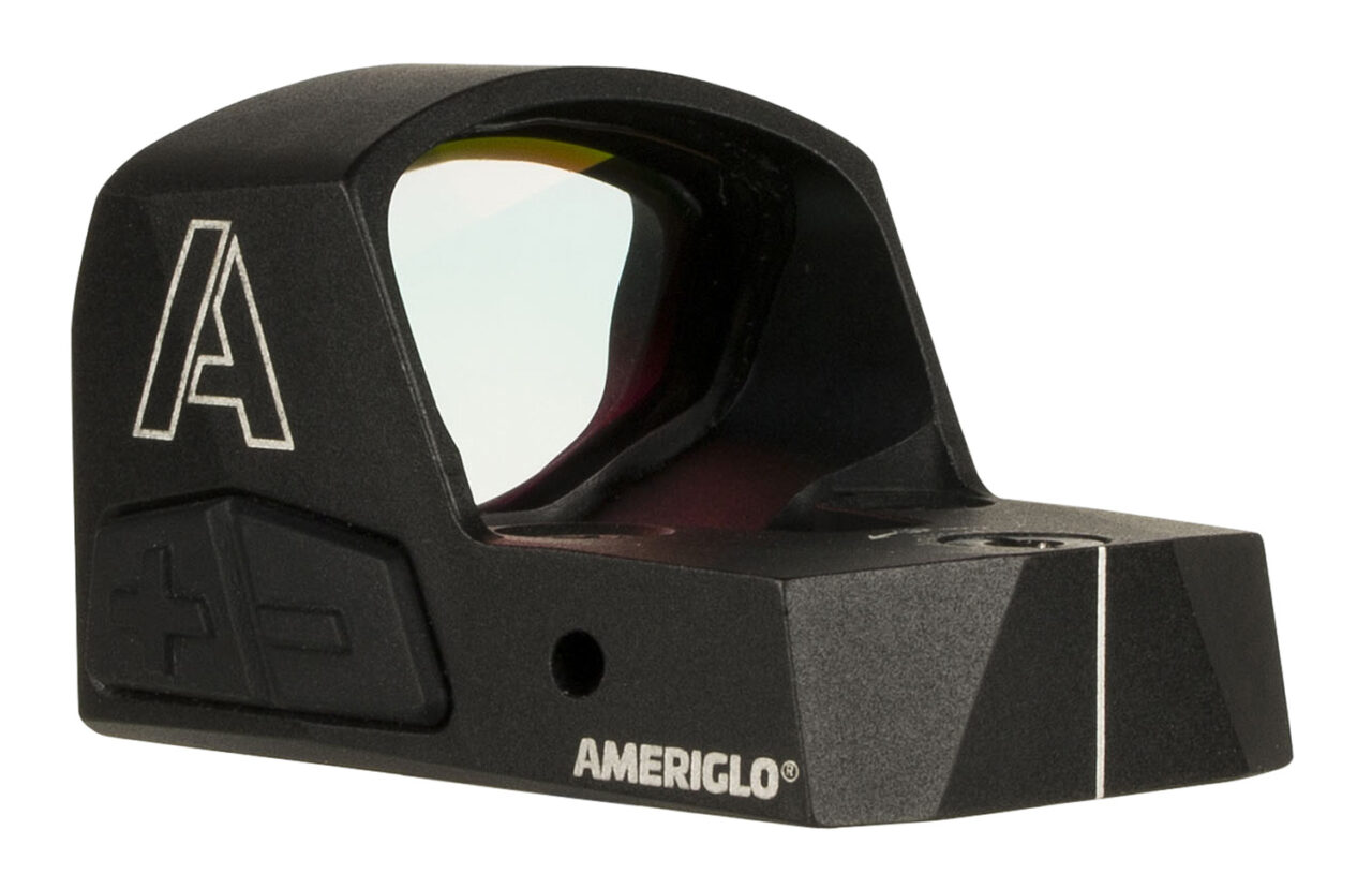AmeriGlo HVN02 Haven Matte Black 1x 5 MOA Illuminated Adjustable Red LED Dot Reticle - Image 2