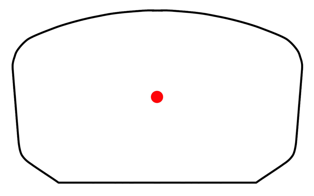 AmeriGlo HVN02 Haven Matte Black 1x 5 MOA Illuminated Adjustable Red LED Dot Reticle - Image 3