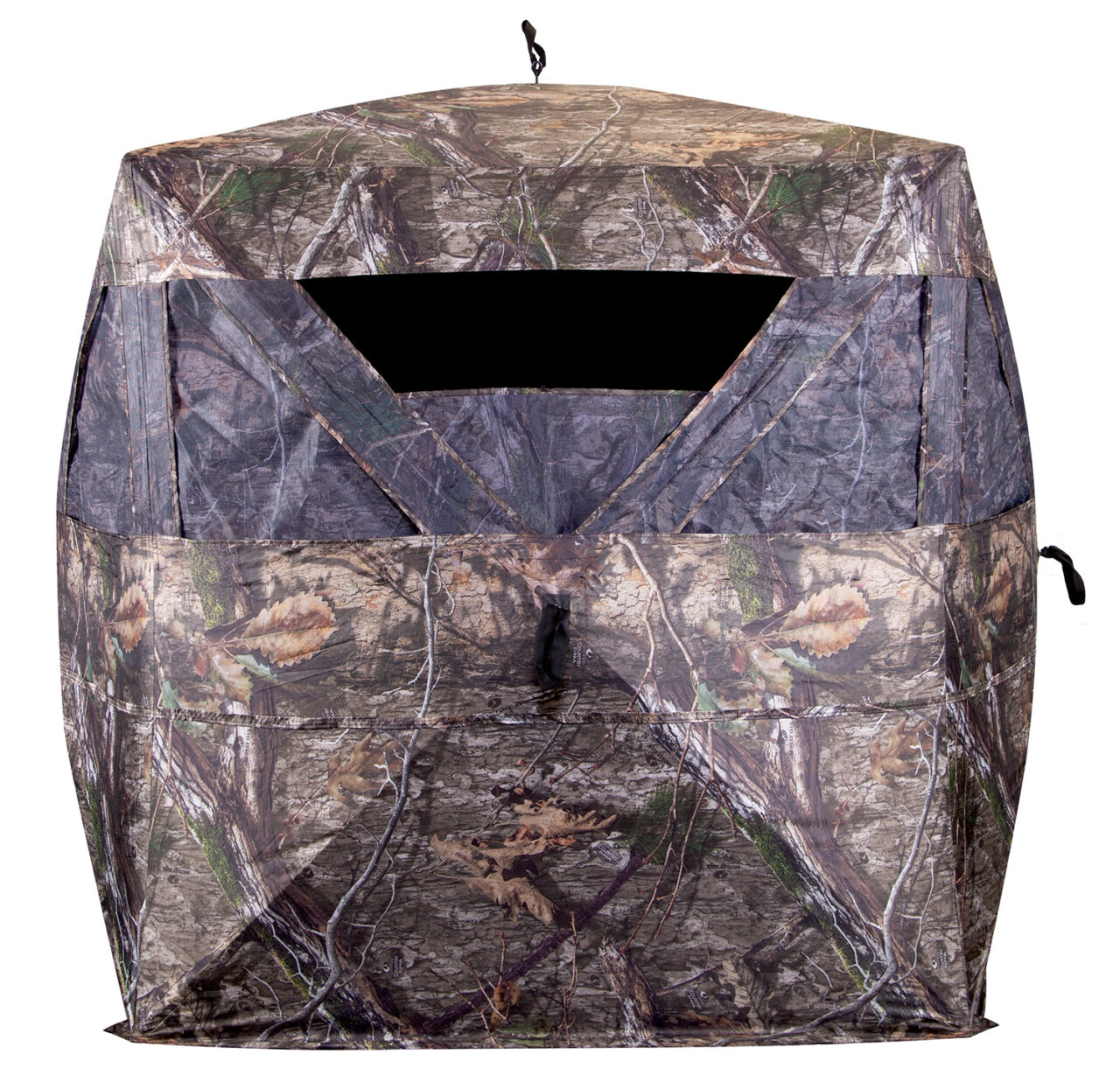 Ameristep AMSAMEBL3036 Pro-Series Extreme Pentagon Style Mossy Oak Country DNA 300 Durashell Plus 66" H x 74" W - Image 2