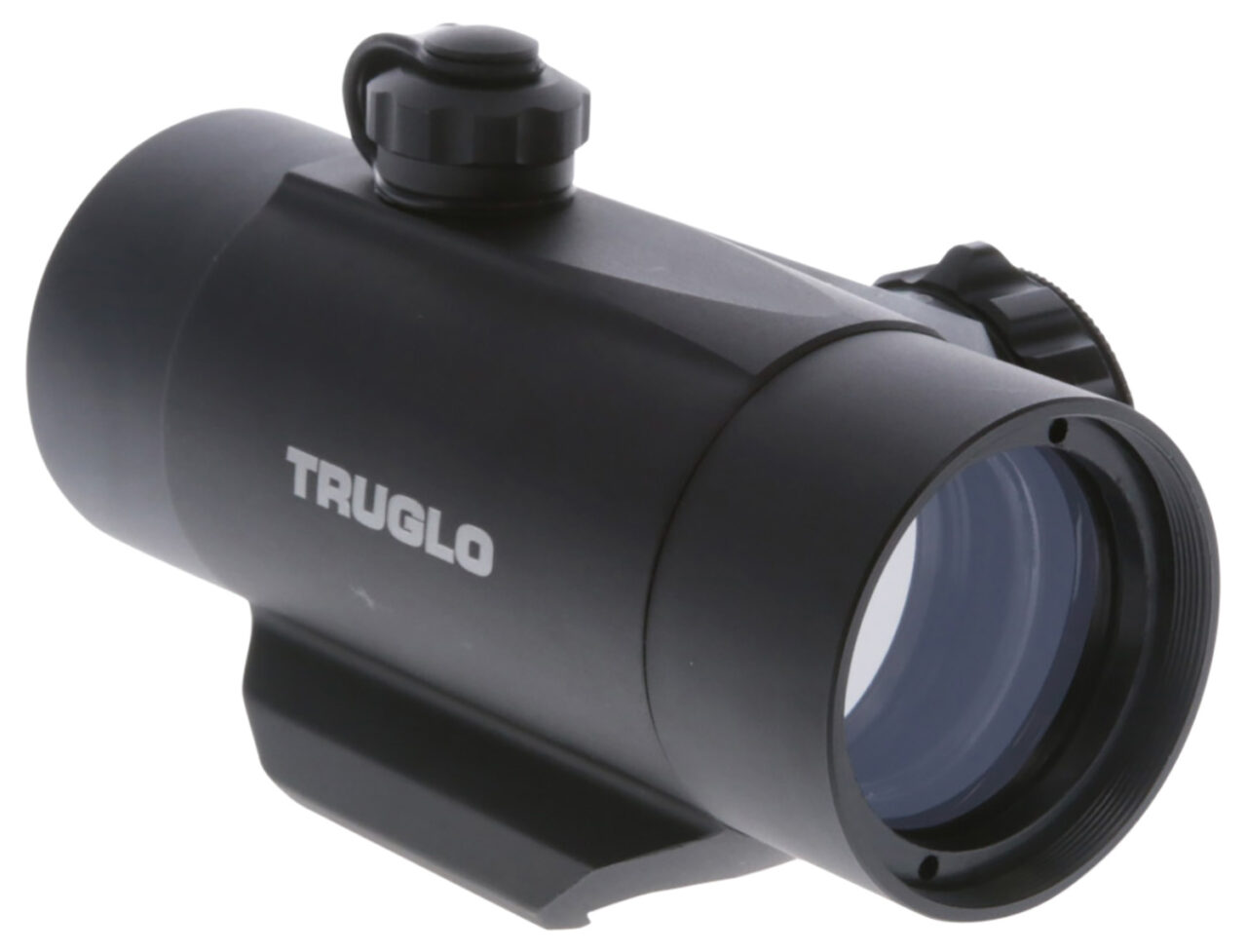 TruGlo TGTG8030B3 Traditional Anodized Matte Black 1x 30mm Red Descending Diameter Dots Reticle