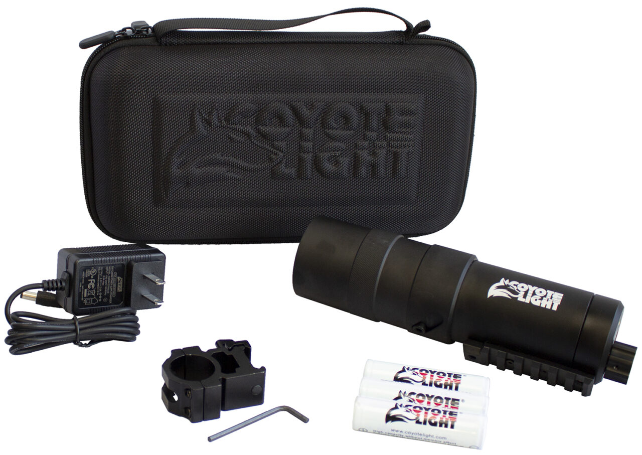 Coyote Light HMECLR Coyote Matte Black Finish Red LED Light 800 yds Range - Image 2