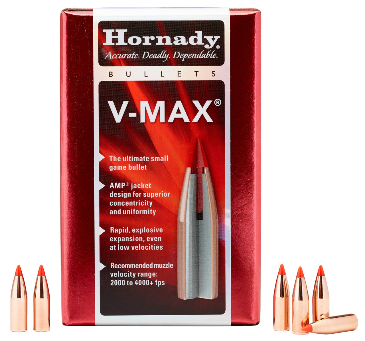 Hornady 22415 V-Max 6mm .243 65 gr V-Max