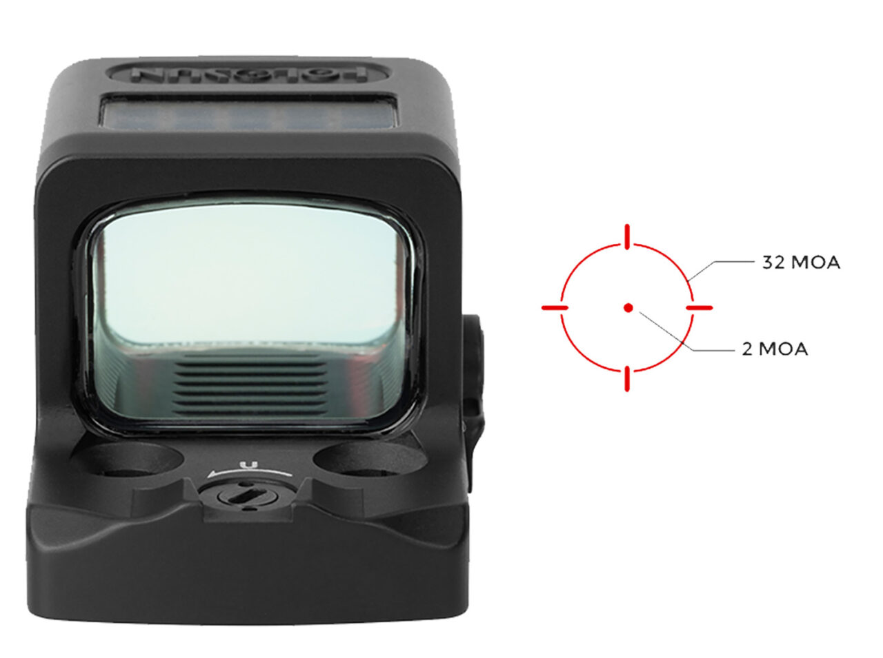 Holosun EPSCARRYRDMRS EPS Carry Red MRS Black Anodized 0.58 x 0.77 2 MOA Red Dot/32 MOA Red Circle - Image 3