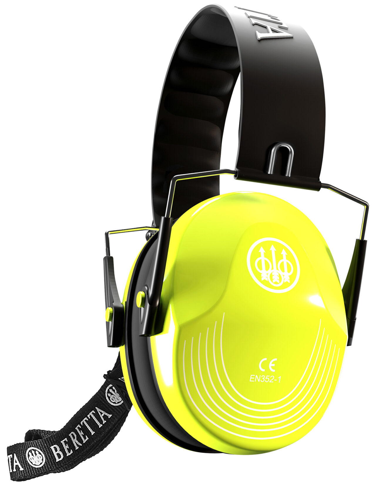 Beretta USA CF1000000202FF Safety Pro Muff 25 dB Florescent Yellow/Black - Image 3