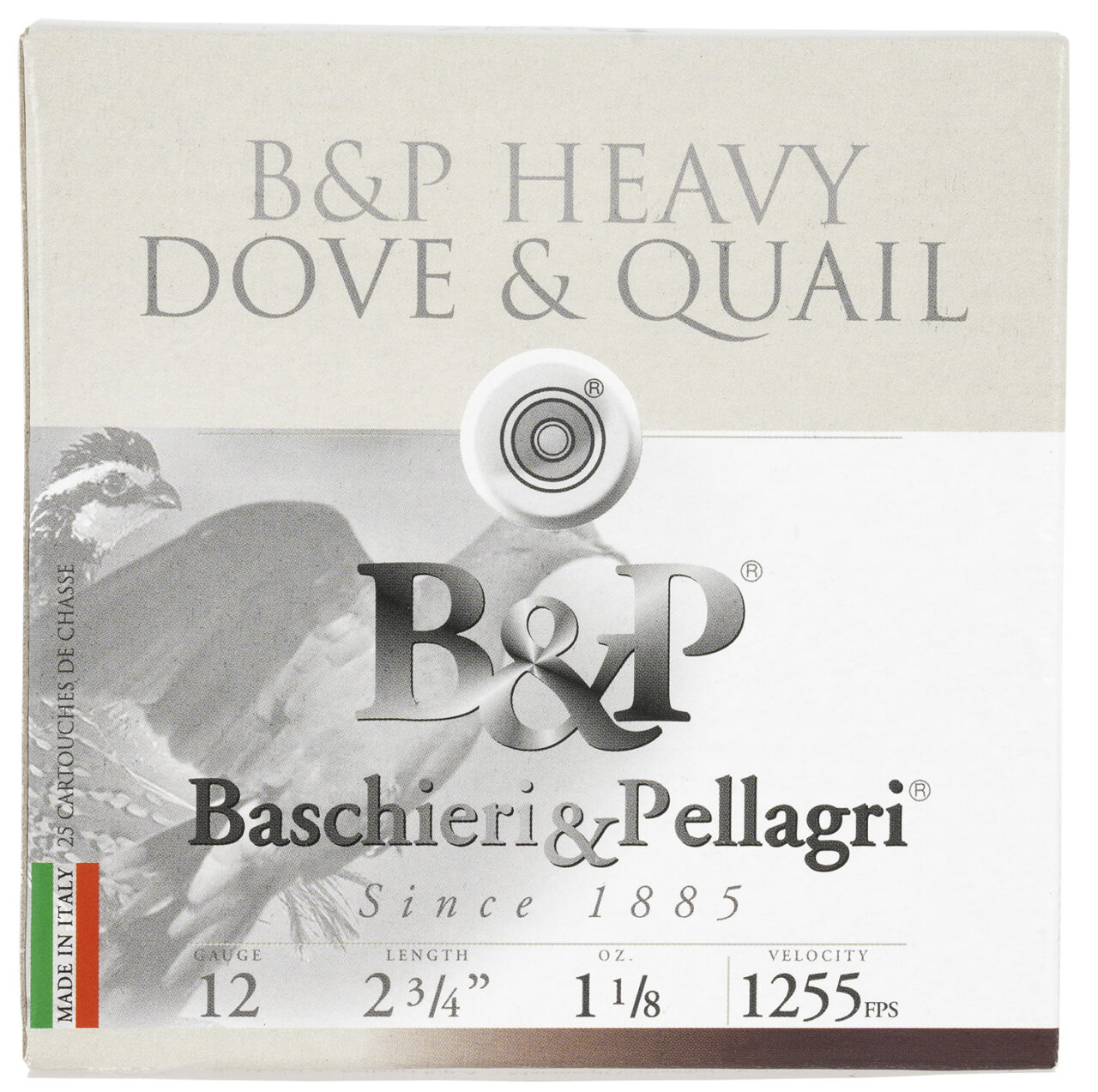 B&P 12B18D75 Heavy Dove & Quail 12 Gauge 2.75" 1 1/8 oz 7.5 Shot 25 Per Box/ 10 Cs - Image 2