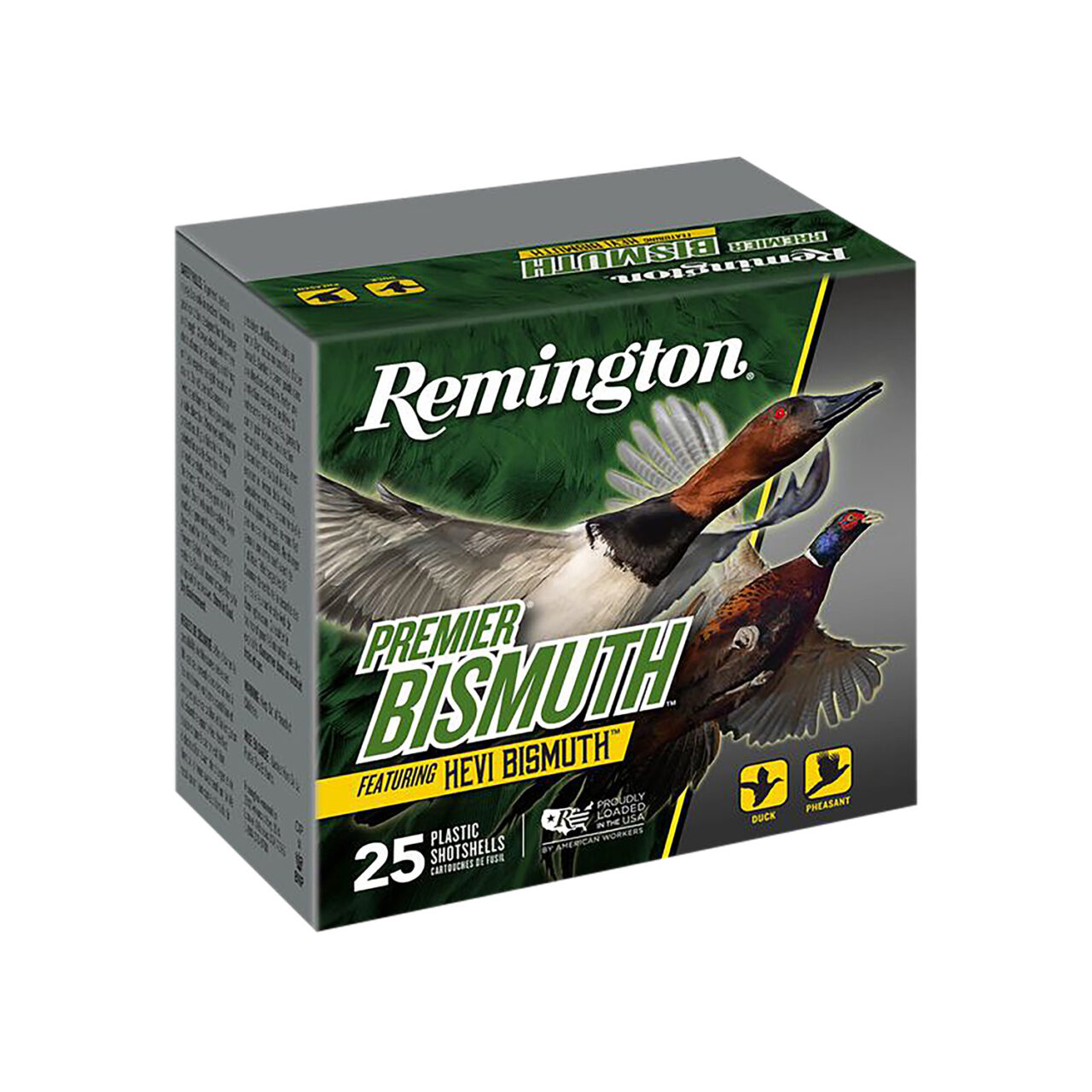 Remington Ammunition R20501 Premier Bismuth 12 Gauge 3" 1 3/8 oz 5 Shot 25 Per Box/ 10 Cs