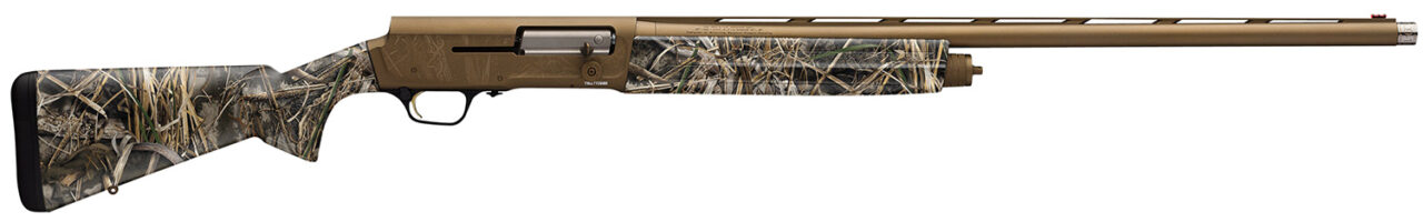 Browning 0119112004 A5 Wicked Wing 12 Gauge 28" Barrel 3.5" 4+1, Burnt Bronze Cerakote Barrel, Burnt Bronze Camo Cerakote Receiver, Textured Realtree Max-7 Synthetic Stock With Closed Radius Pistol Grip