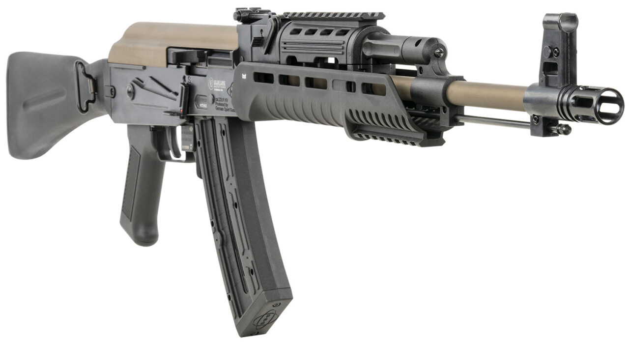 Mauser Rimfire 4070026 AK-47 22 LR 24+1 16.50" Barrel w/Flash Hider, Bronze Receiver, Adjustable Rear Sight, Optics Ready Picatinny Rail, Left Side Folding Stock, Ambidextrous Magazine Release - Image 3
