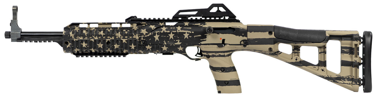 Hi-Point 995TSFLGFDE 995TS Carbine 9mm Luger 16.50" 10+1, FDE American Flag, Skeletonized Stock, Adjustable Sights - Image 2