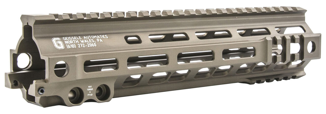 Geissele Automatics 05283S Super Modular Rail MK4 9.30" M-LOK, Desert Dirt Aluminum for AR Platform, Barrel Nut Included - Image 2