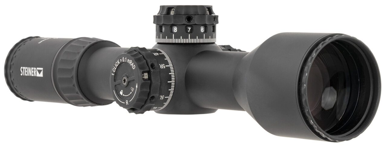 Steiner 5116 T6Xi Black 2.5-15x 50mm 34mm Tube Illuminated SCR Mil Reticle First Focal Plane Features Throw Lever - Image 3