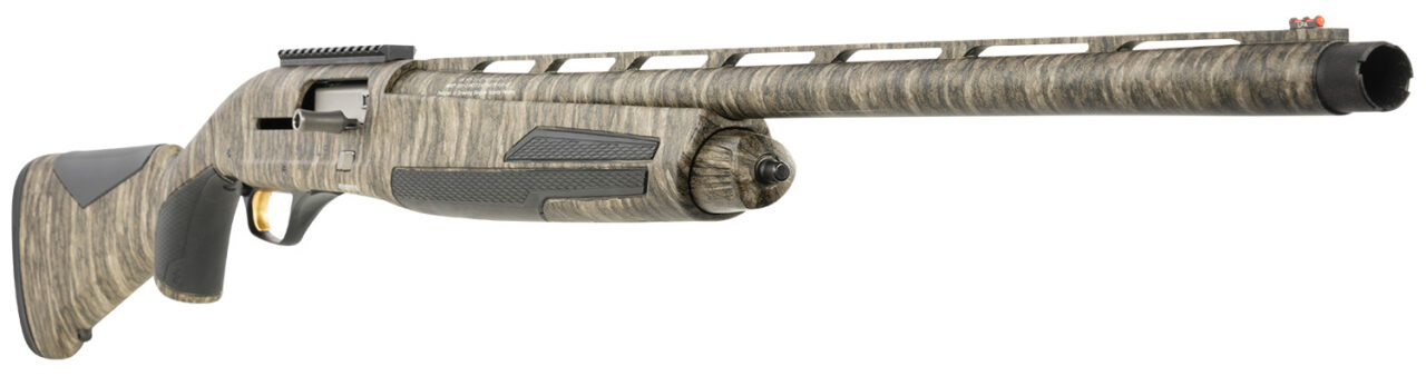 Browning 011748205 Maxus II All-Purpose Hunter 12 Gauge 3.5" 4+1 (2.75") 26" Barrel, Mossy Oak Bottomland, Synthetic Stock with SoftFlex Cheek Pad, HiViz Magnetic Combo Sight, 4 Chokes Included - Image 3