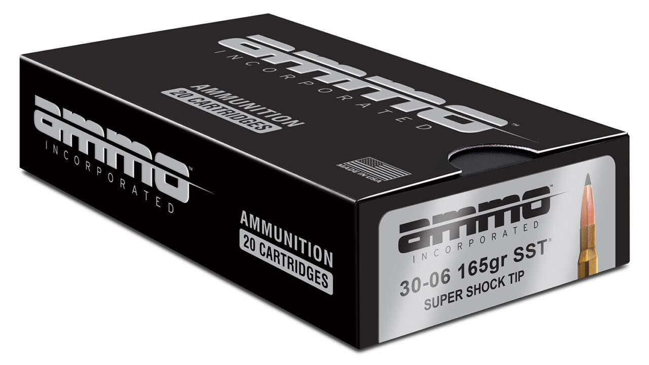 Ammo Inc 3006165SSTA20 Signature 30-06 Springfield 165 gr, Super Shock Tip (SST), 20 Per Box/ 10 Cs