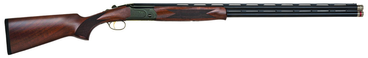 Mossberg 75481 Gold Reserve 20 Gauge 3" 2rd 30" Polished Blued Barrel, Polished Black Engraved Rec with Gold Inlays, Satin Black Walnut Stock, 5 Chokes Inlcuded