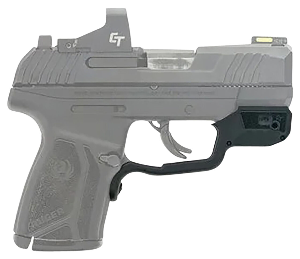 Crimson Trace 0102060 Laserguard Black Red Laser 620-670nM Wavelength Fits Rger Max9 pistols Trigger Guard Mount