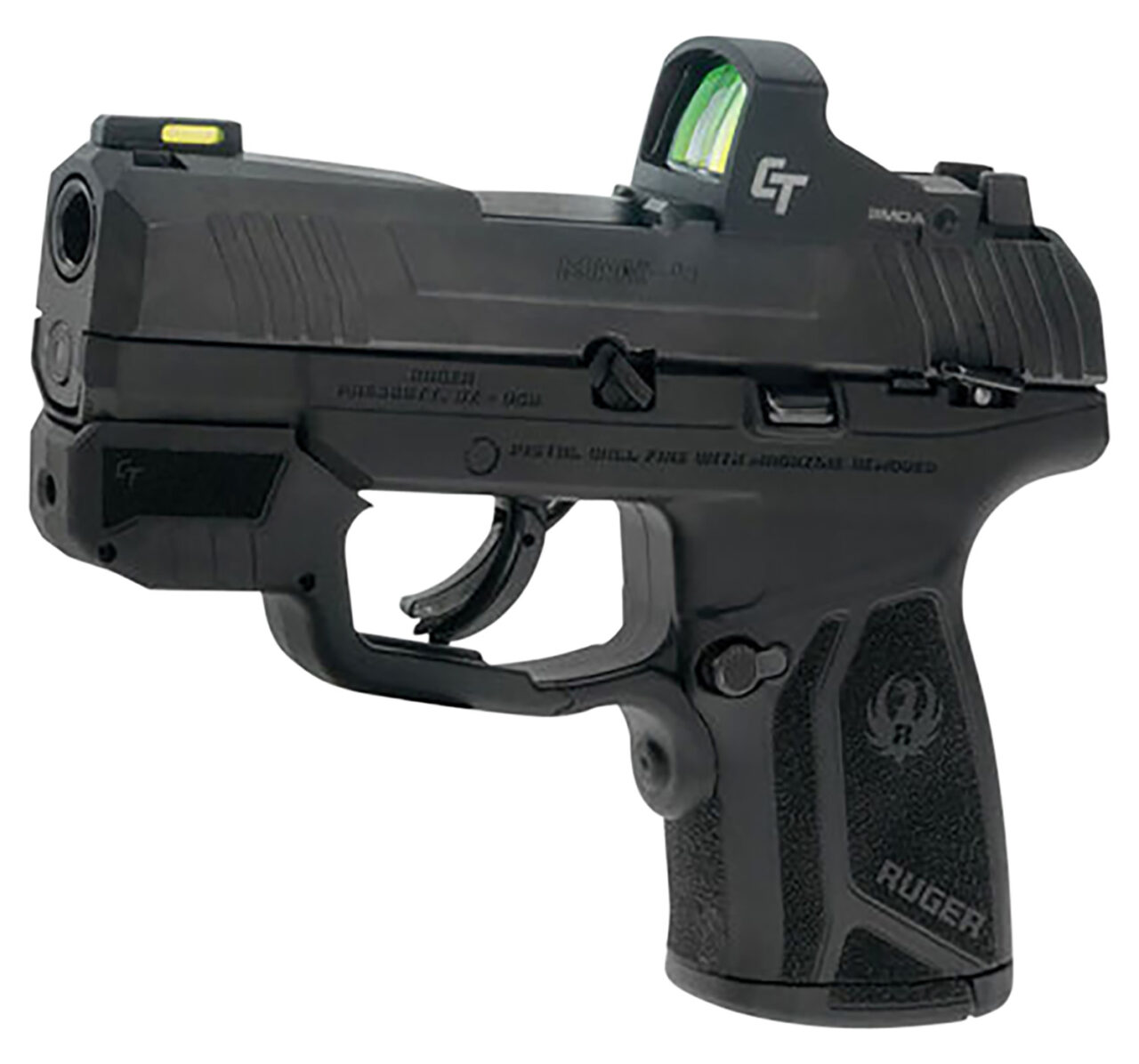 Crimson Trace 0102060 Laserguard Black Red Laser 620-670nM Wavelength Fits Rger Max9 pistols Trigger Guard Mount - Image 3