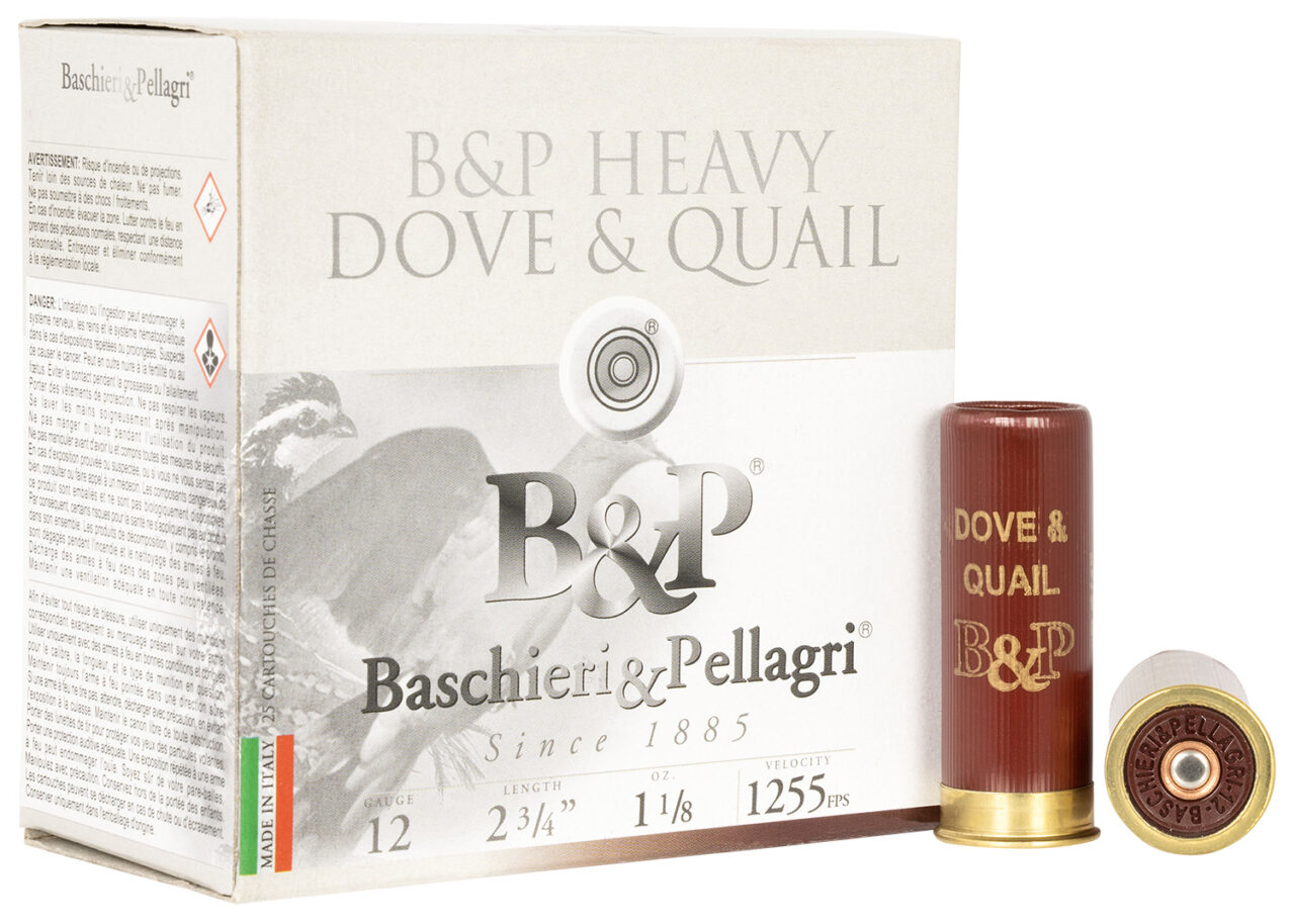 Fiocchi 12B18D6 B&P Heavy Dove & Quail 12 Gauge 2.75" 1 1/8 oz 6 Shot 25 Per Box/ 10 Cs