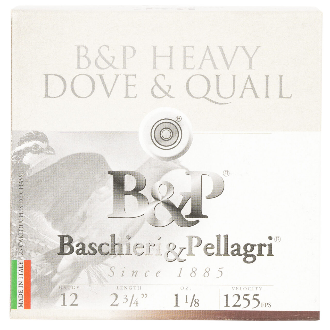 Fiocchi 12B18D6 B&P Heavy Dove & Quail 12 Gauge 2.75" 1 1/8 oz 6 Shot 25 Per Box/ 10 Cs - Image 2