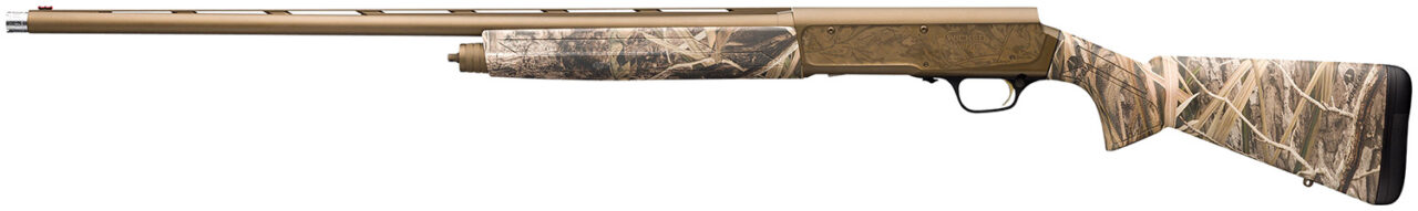 Browning 0119005005 A5 Wicked Wing Sweet Sixteen 16 Gauge 2.75" 4+1 26", Burnt Bronze Cerakote Barrel/Engraved Rec, Mossy Oak Shadow Grass Habitat Stock, Fiber Optic Sight, Oversized Controls, 3 Chokes Included - Image 2