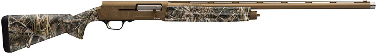 Browning 0119115005 A5 Wicked Wing Sweet Sixteen 16 Gauge 2.75" 4+1 26", Burnt Bronze Cerakote Barrel/Engraved Rec, Realtree Max-7, Fiber Optic Sight, Oversized Controls, 3 Chokes Included
