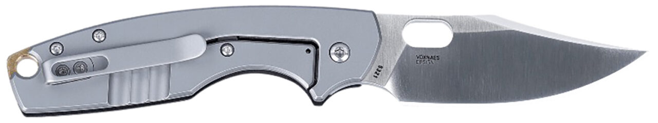 CRKT 5321 Pilar IV 3.09" Folding Plain Satin D2 Steel Blade/Black/SS G10/SS Handle Includes Pocket Clip - Image 2