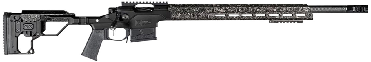 Christensen Arms 8010310500 Modern Precision Full Size 7mm PRC 5+1 26" Stainless Button Riflesd/Threaded Steel Barrel, Black Cerakote Aluminum Receiver, Black Anodized Billet Chassis w/Folding & MagneLock Technology Stock, Black Polymer Grip, Right Hand
