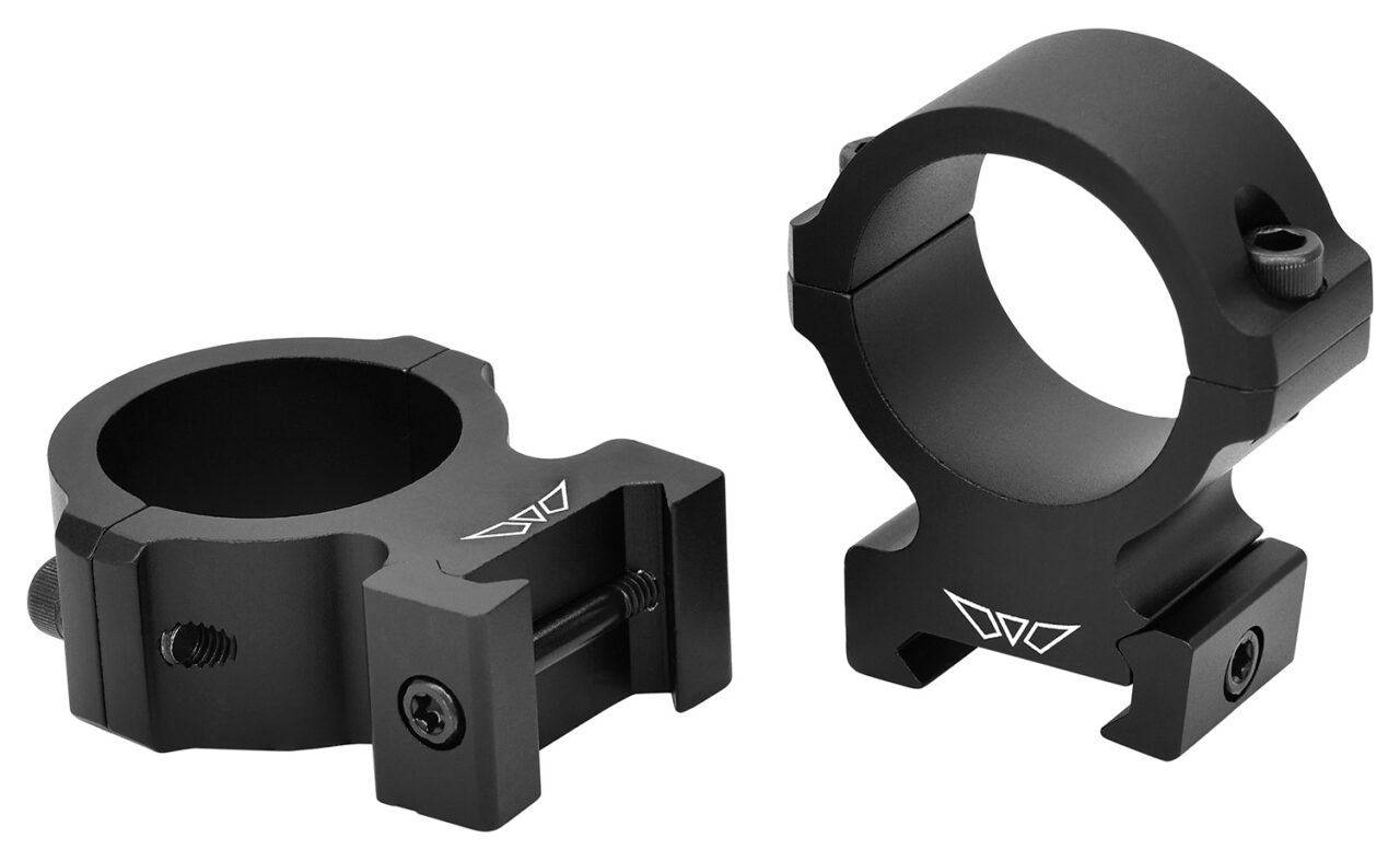 Warne V615M Vapor Horizontal Ring Set Matte Black 30mm Tube High