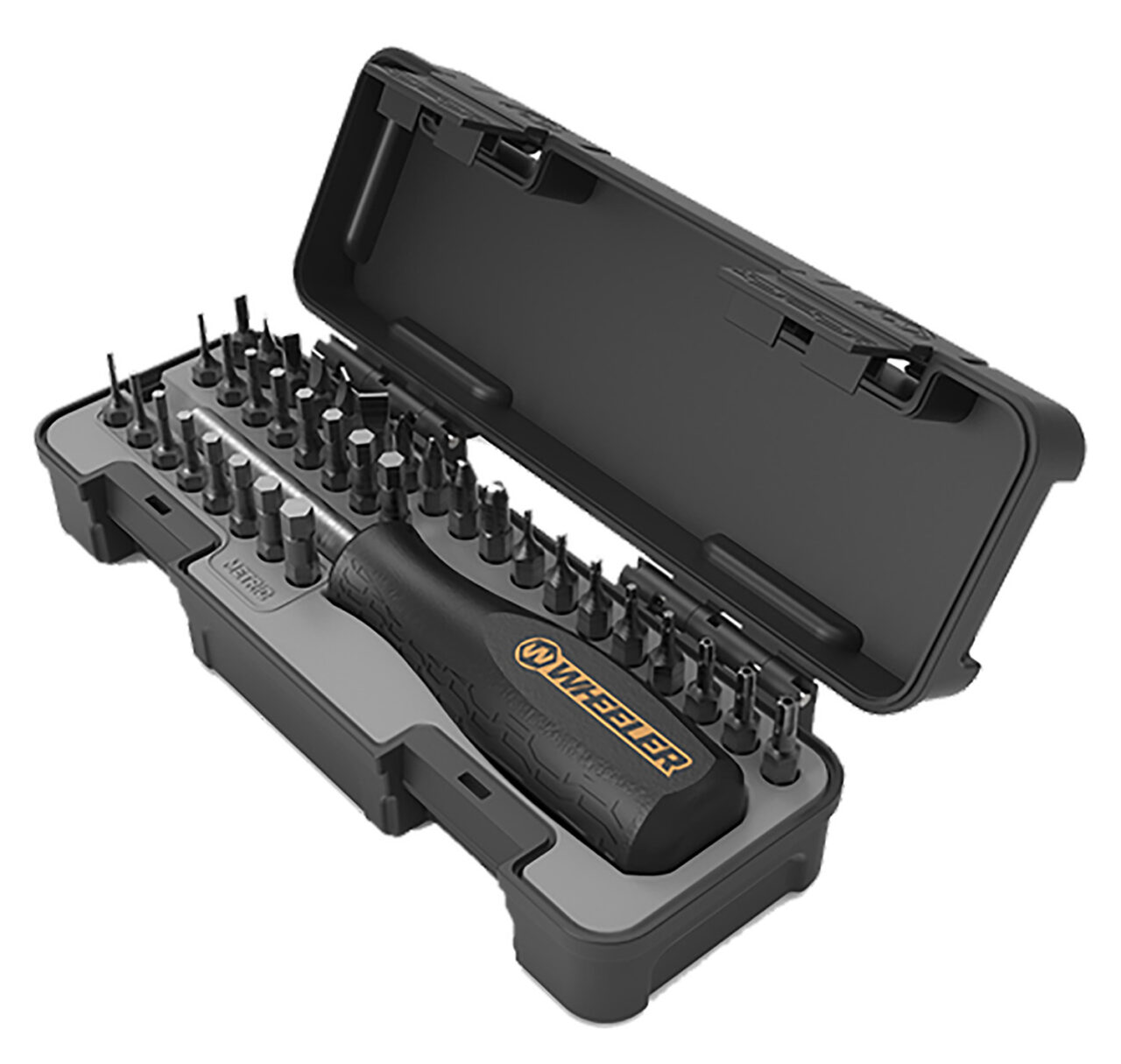 Wheeler 4001005 SpaceSaver Screwdriver Set Black 36 Pieces