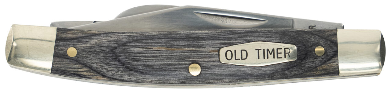Old Timer 1149100 Heritage Series Middleman 340T 2" 2.40" 1.70" Folding Clip/Sheepsfoot/Pen D2 Steel Blade 3.70" Black Wood Laminate Handle - Image 3