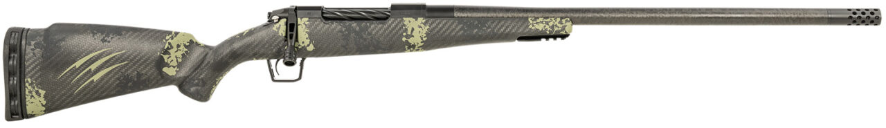 Fierce Firearmss ROG300PRC22BF Carbon Rogue 300 PRC 3+1 22" Carbon Fiber Barrel, Black Cerakote Steel Rec, Forest Camo Rogue Stock