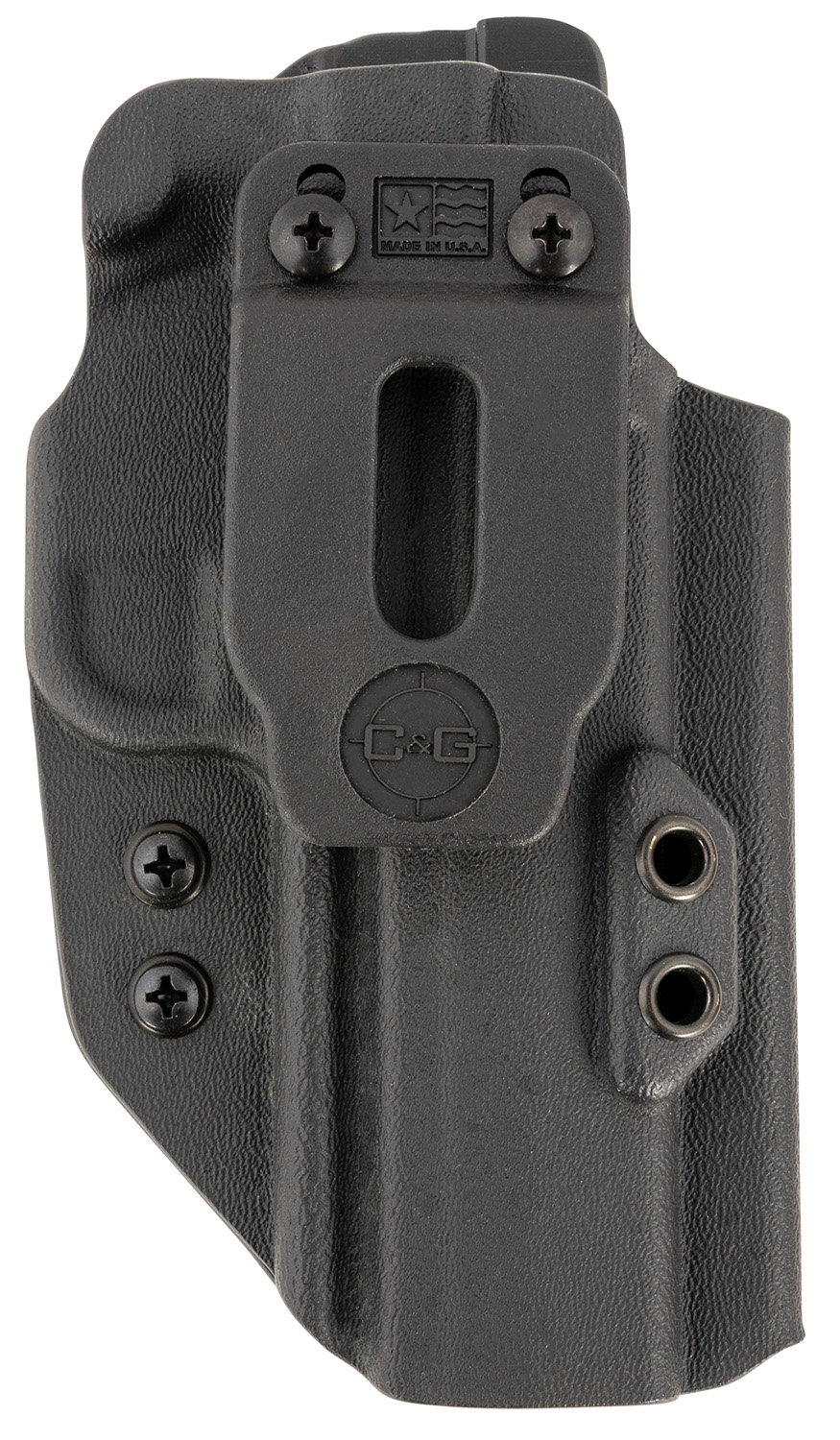 C&G Holsters Covert IWB Black Kydex Belt Clip Fits FN 509/Tactical Right Hand - Image 2